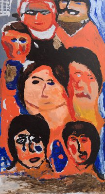 Faces in a Crowd - Joan Clews
